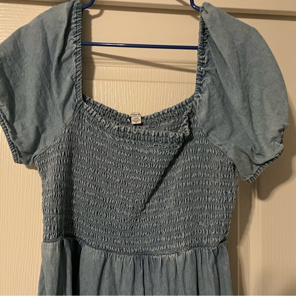 American Eagle Outfitters Blue Casual Kids Dress - Picture 3 of 5